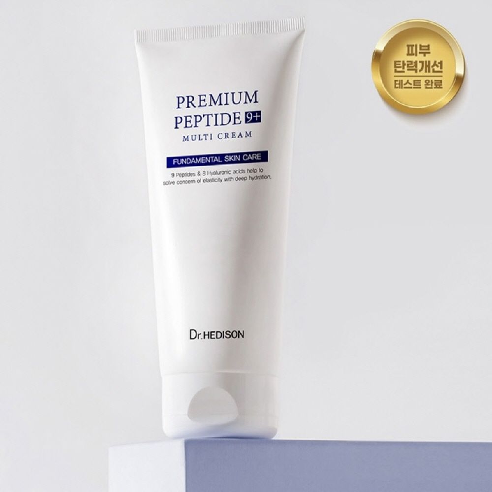 Dr.HEDISON Peptide 9+ Multi Cream 200ml K-Beauty Skin Elasticity Deep Hydration Anti-Wrinkle Nourishing Cream _ Made in Korea